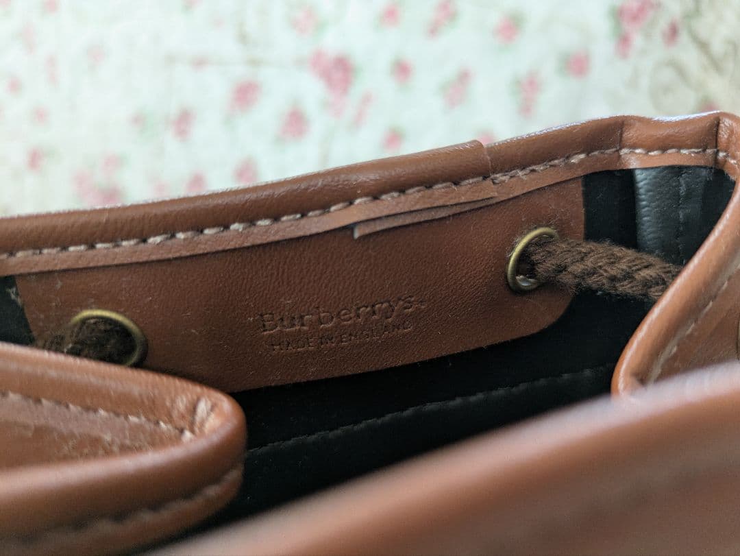 ヴィンテージ　希少　刻印　エンブレム　BURBERRY　キッズ　ベビー　リュック