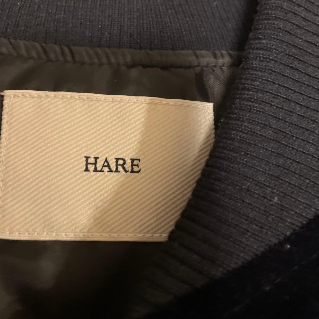 HARE×hxcyyd ネイビー スーベニアブルゾン　スカジャン