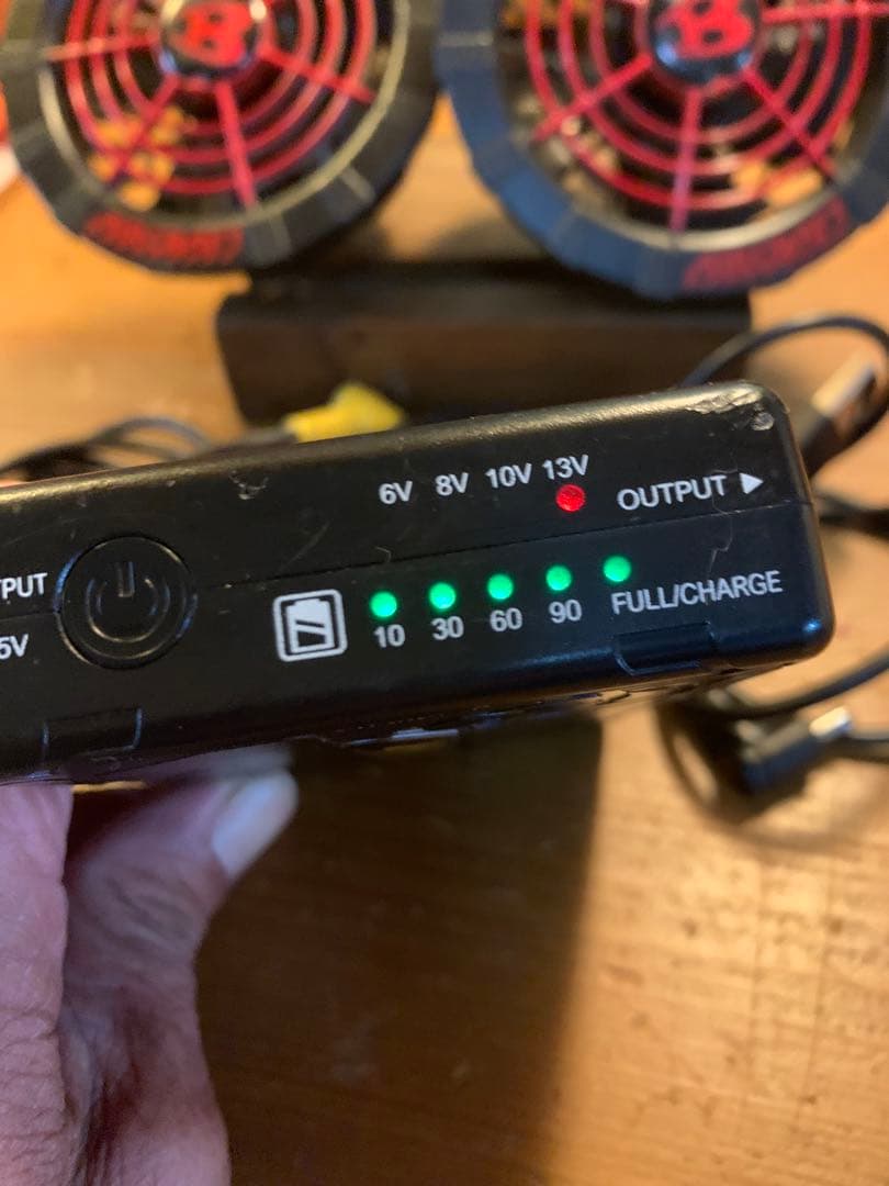 バートル 13V空調ファンセット