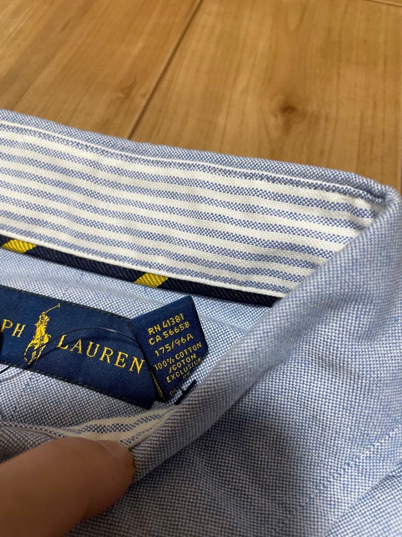 Ralph Lauren　ラルフローレン　ポロベア　ワイシャツ　刺繍　レア