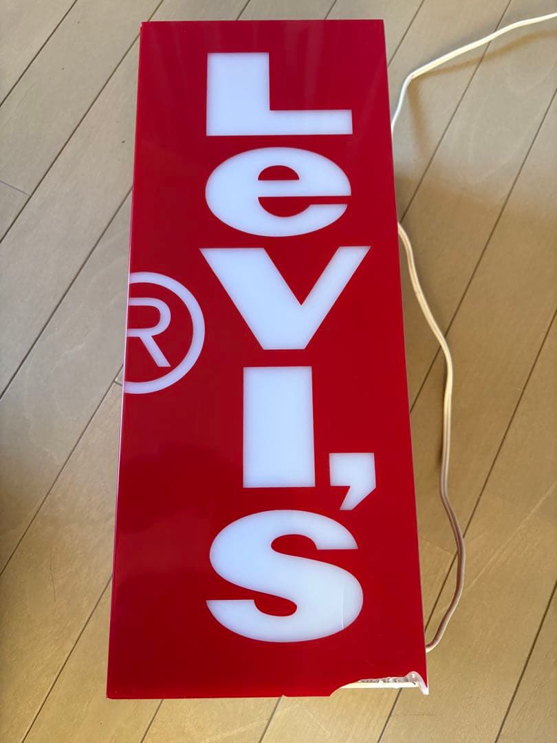 LEVI’Sリーバイスディスプレイライト 販促 店頭 非売品 コーナーサイン