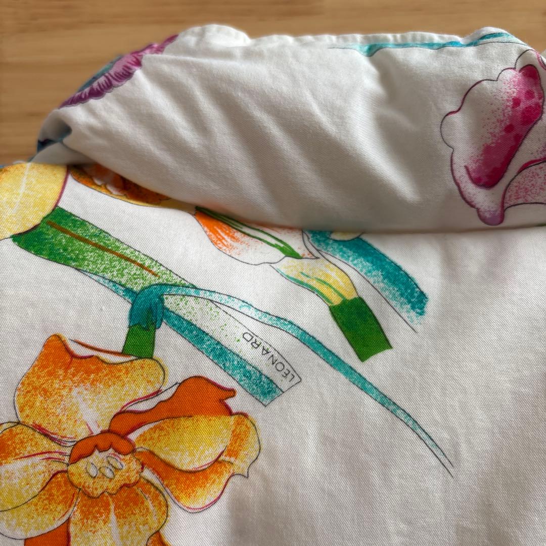 LEONARD 花柄 ダウンベストLL