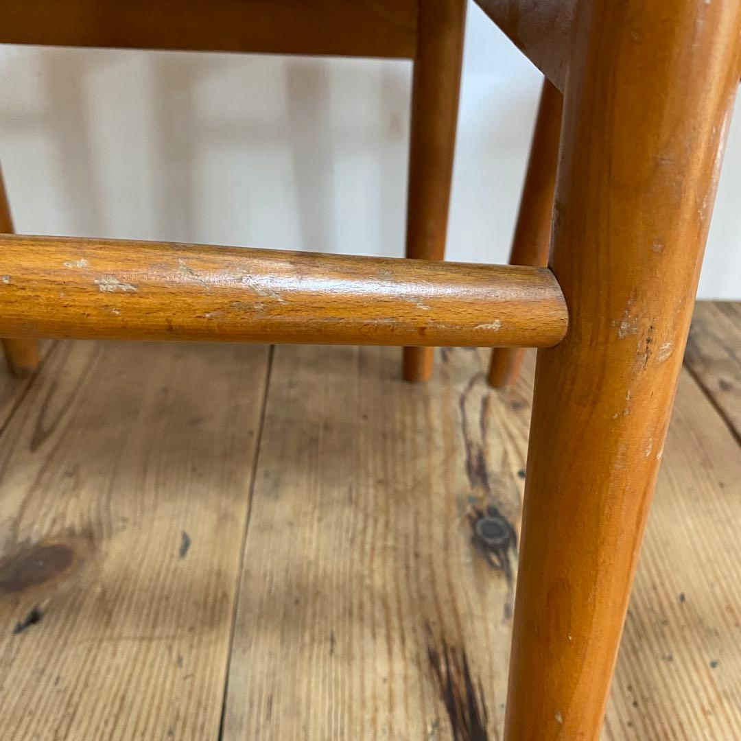 2脚セット ヴィンテージ ダイニングチェア 椅子 木製 レトロ モダン y48