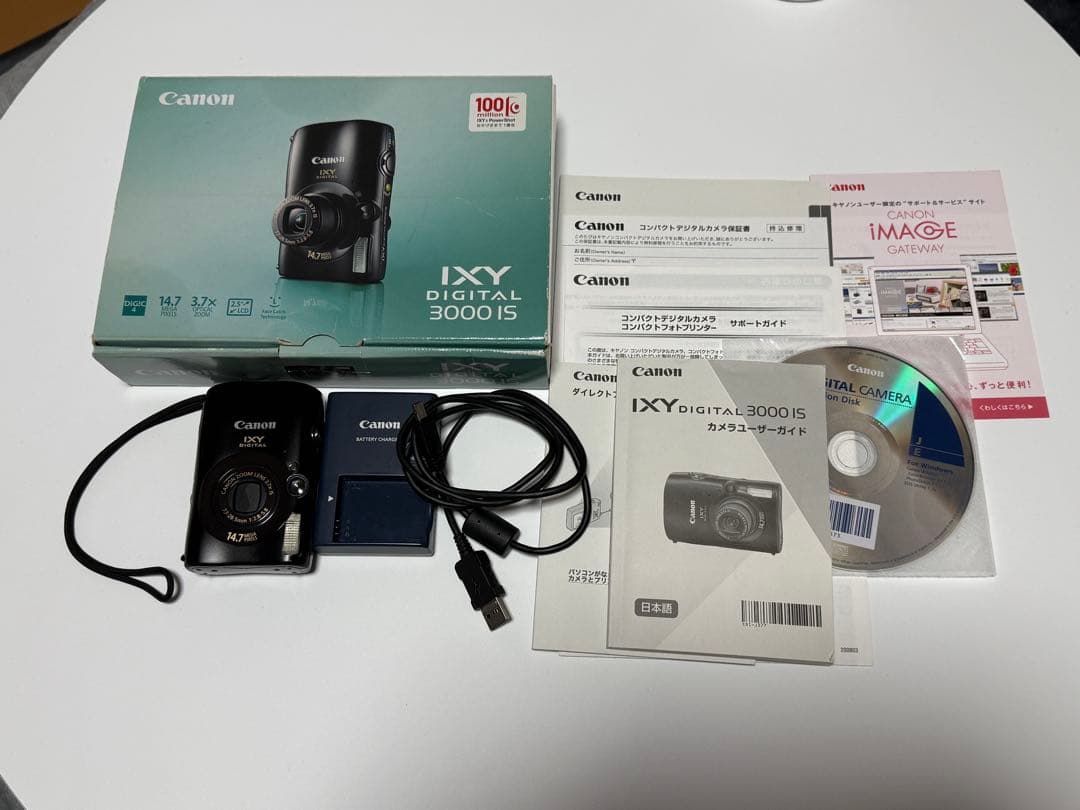 【美品・付属品完備】Canon IXY DIGITAL 3000 IS ブラック