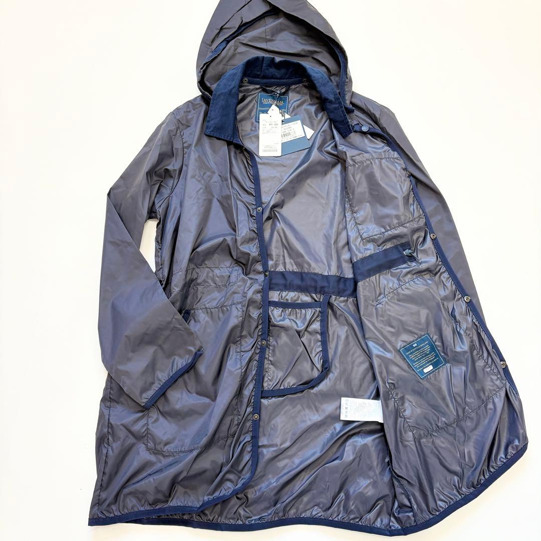 新品タグ付き✨　ラベンハム　レショップ　別注　パッカブル　コート　ネイビー