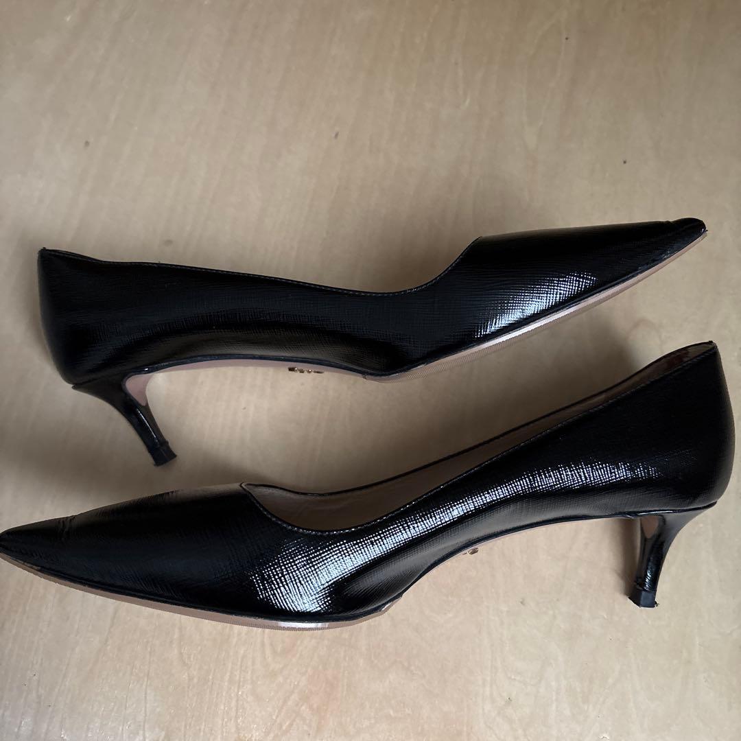 PRADA プラダ 黒 39パンプス