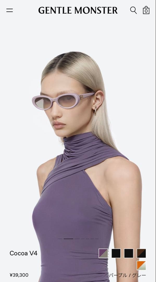 GENTLE MONSTER ジェントルモンスター Cocoa V4 サングラス