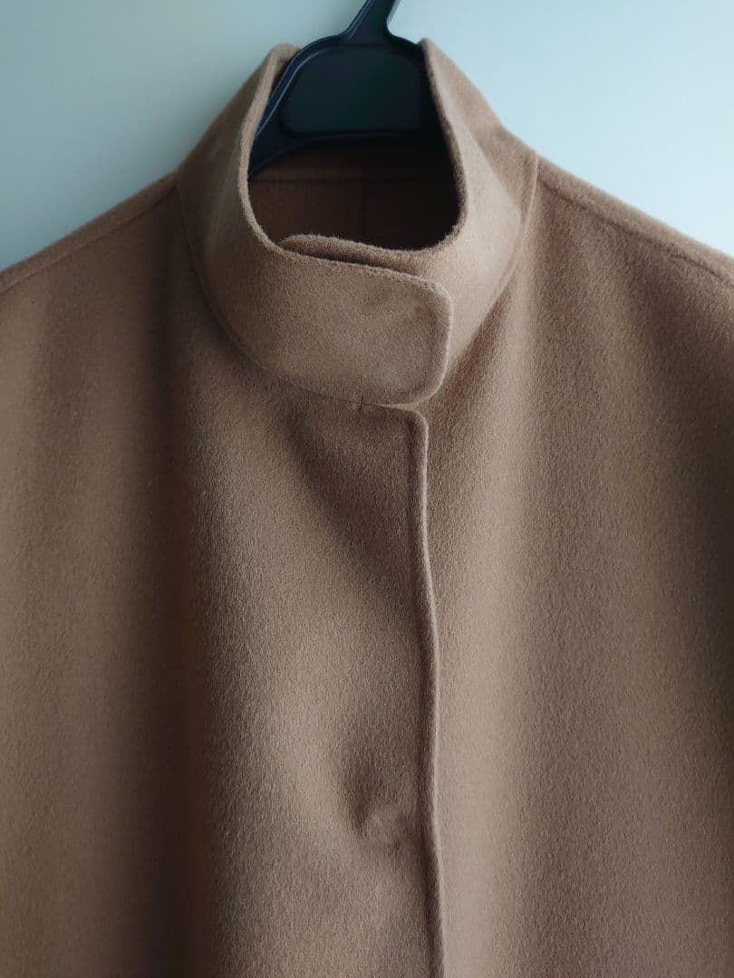 icb 今季　WoolRever スタンドカラージレ　 キャメル