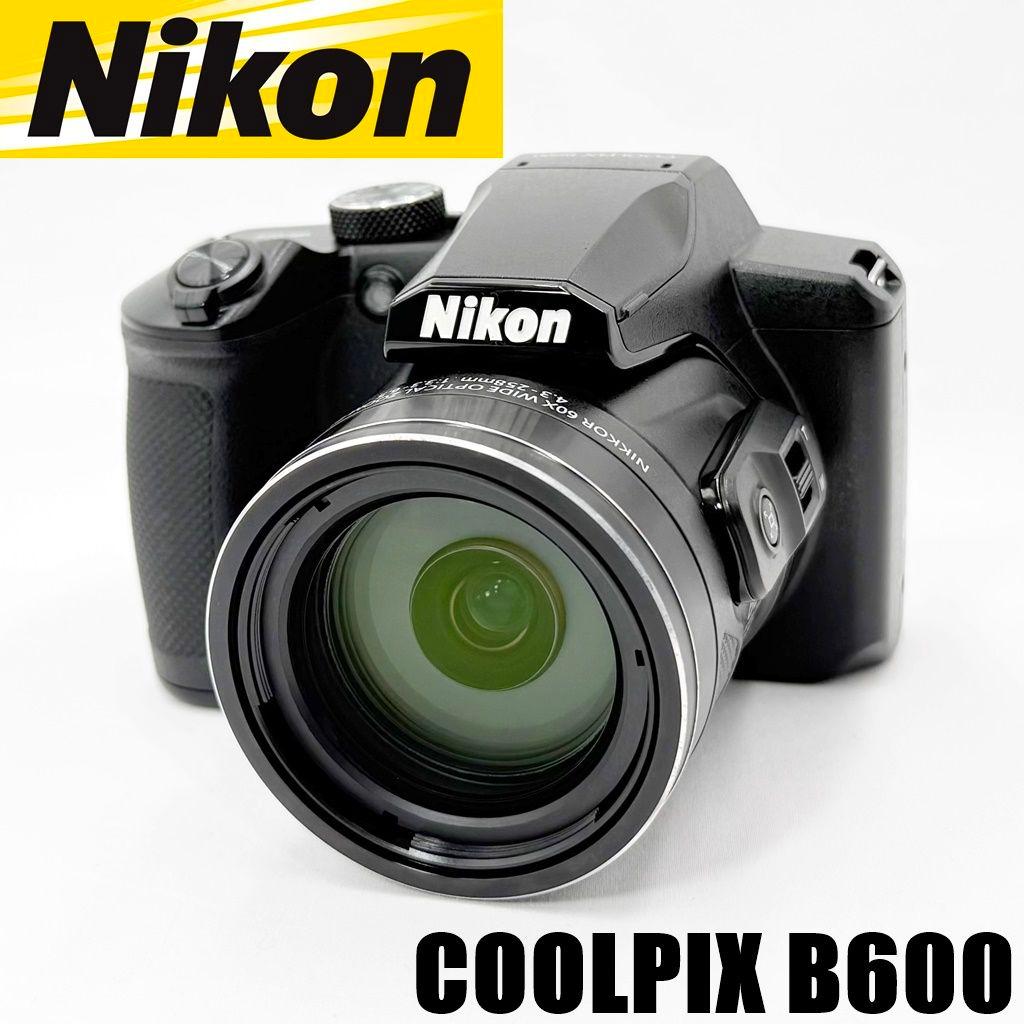 【美品】ニコン COOLPIX B600 ブラック コンデジ カメラ 中古