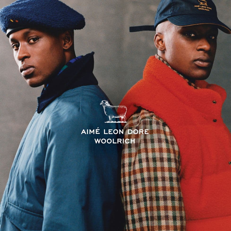 AIME LEON DORE WOOLRICH ウールジャケット