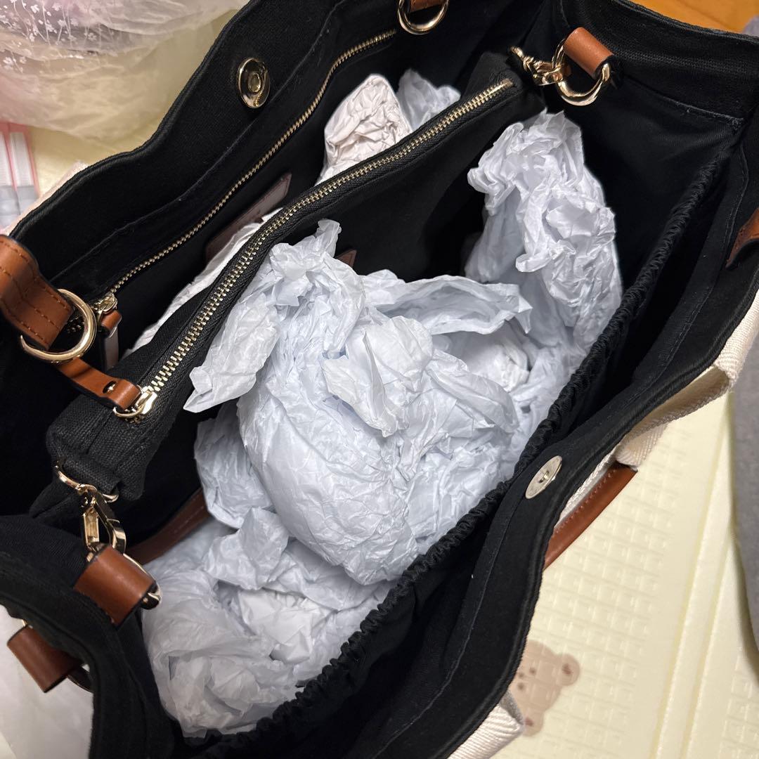 Chloé キャンバス マザーズバッグ 黒 売り切り