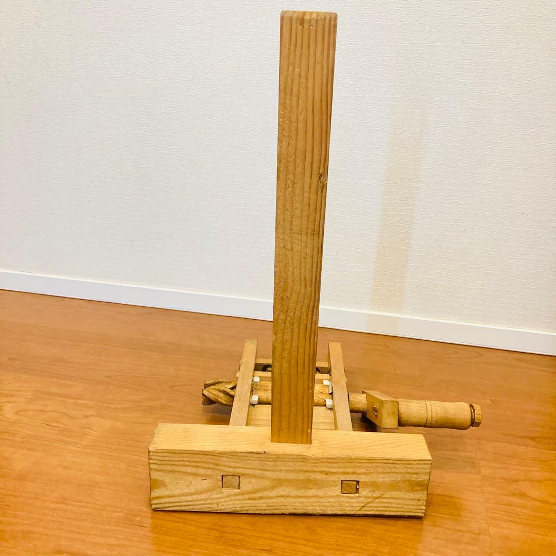 綿繰機 アンティーク　手仕事