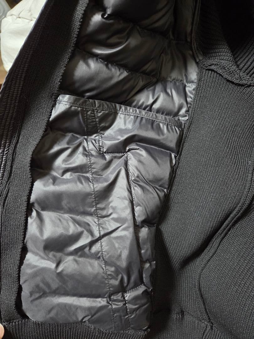 未使用　SHIPS ニットドッキングダウンブルゾン