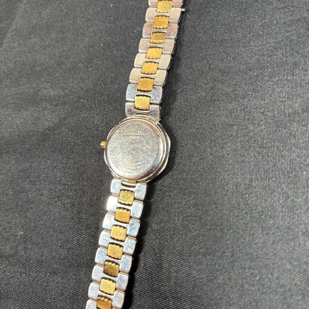 ✨稼働品✨DIOR 腕時計　オクタゴン　デイト　ゴールド　レディース　クォーツ