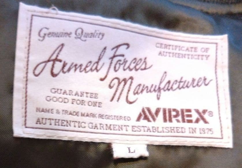 キ*キ様 AVIREX US キルト アーミー ジャケット ミリタリー メンズ