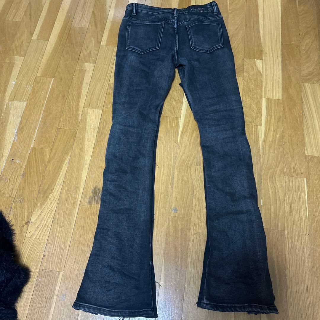 希少モデル✨GUAPI ブラックフレアパンツ30