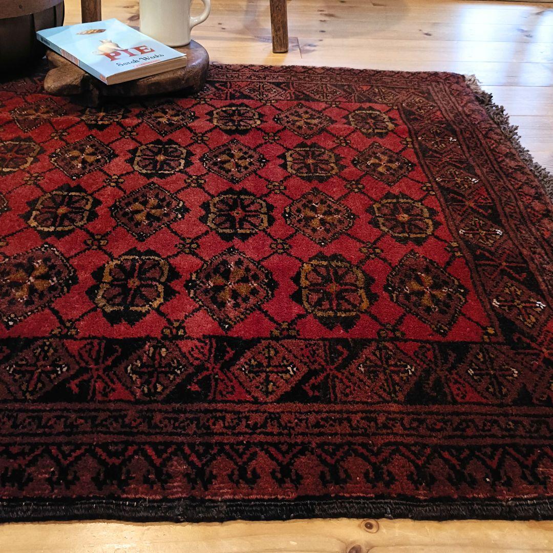 ※【koji koji】トライバルラグ ヴィンテージラグ アフガンラグ