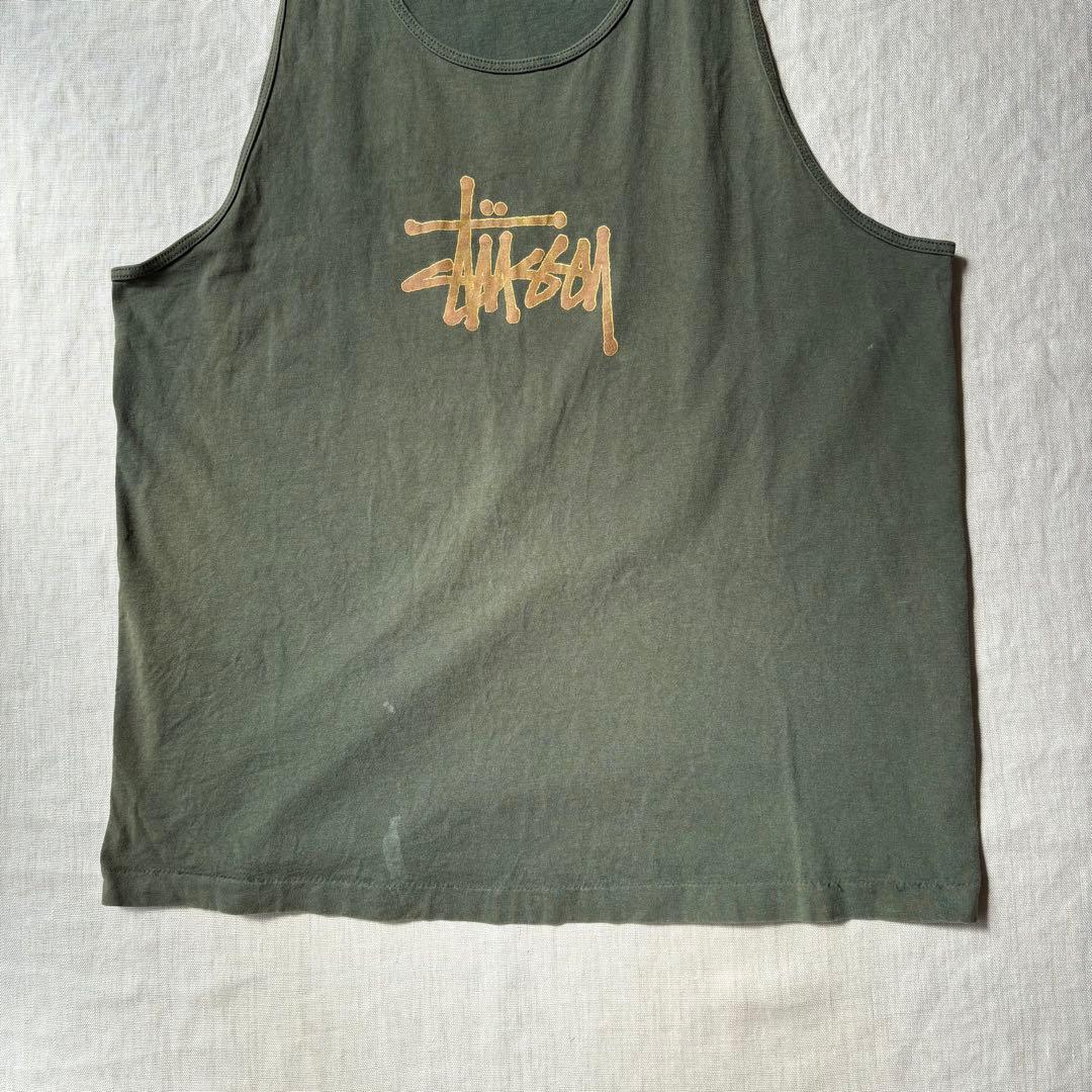 90s USA製 白タグ OLD STUSSY ステューシー タンクトップ XL