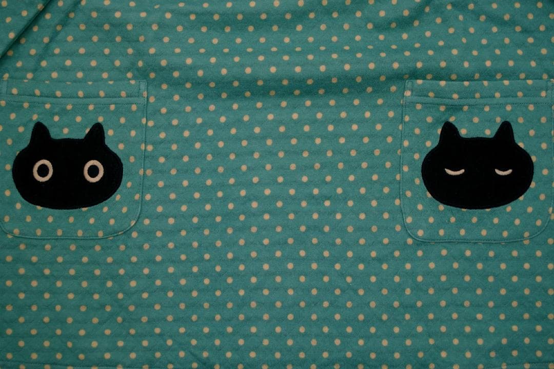 【新品】マタノアツコ/ワコール　秋冬キルティングパジャマ（LL)クロネコ