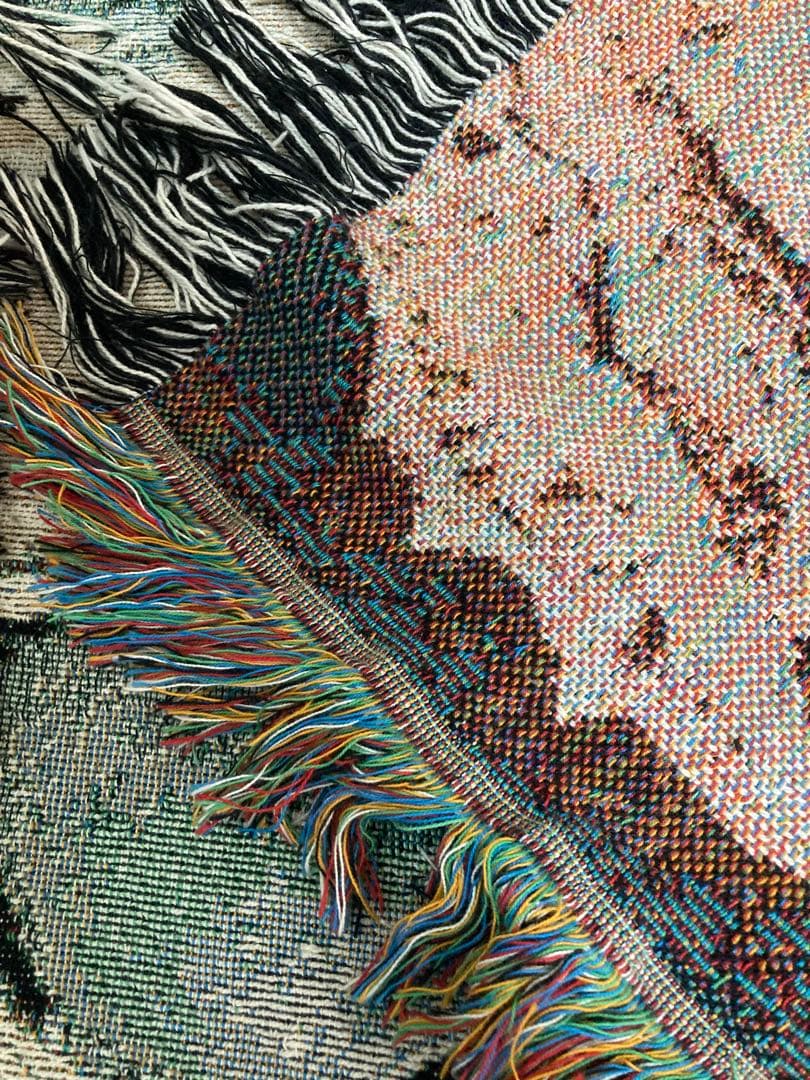 専用　ブランケットMarble Woven Throw Blanket