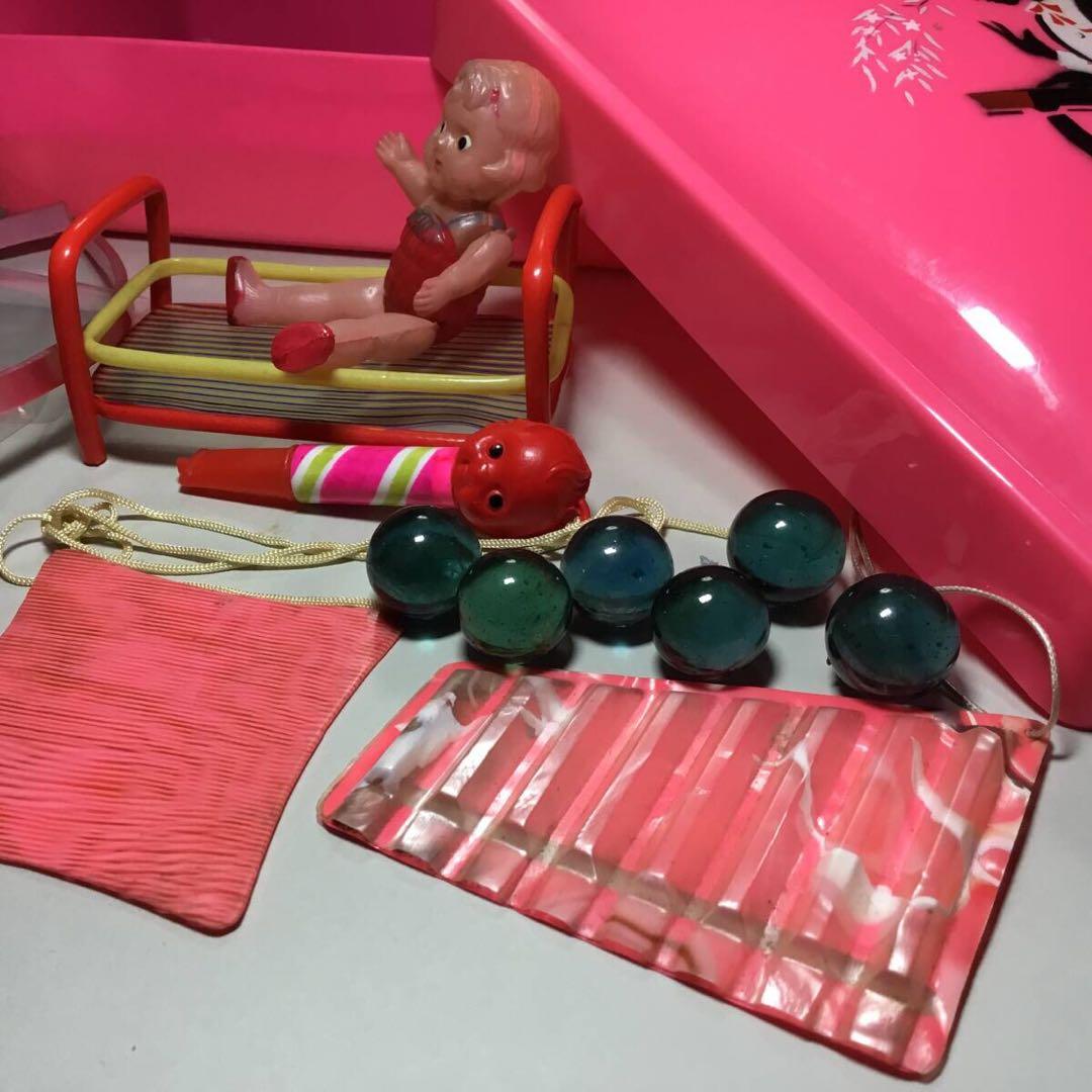 ヴィンテージ◆駄菓子屋セット②◆セルロイド人形 アンティーク 昭和レトロ