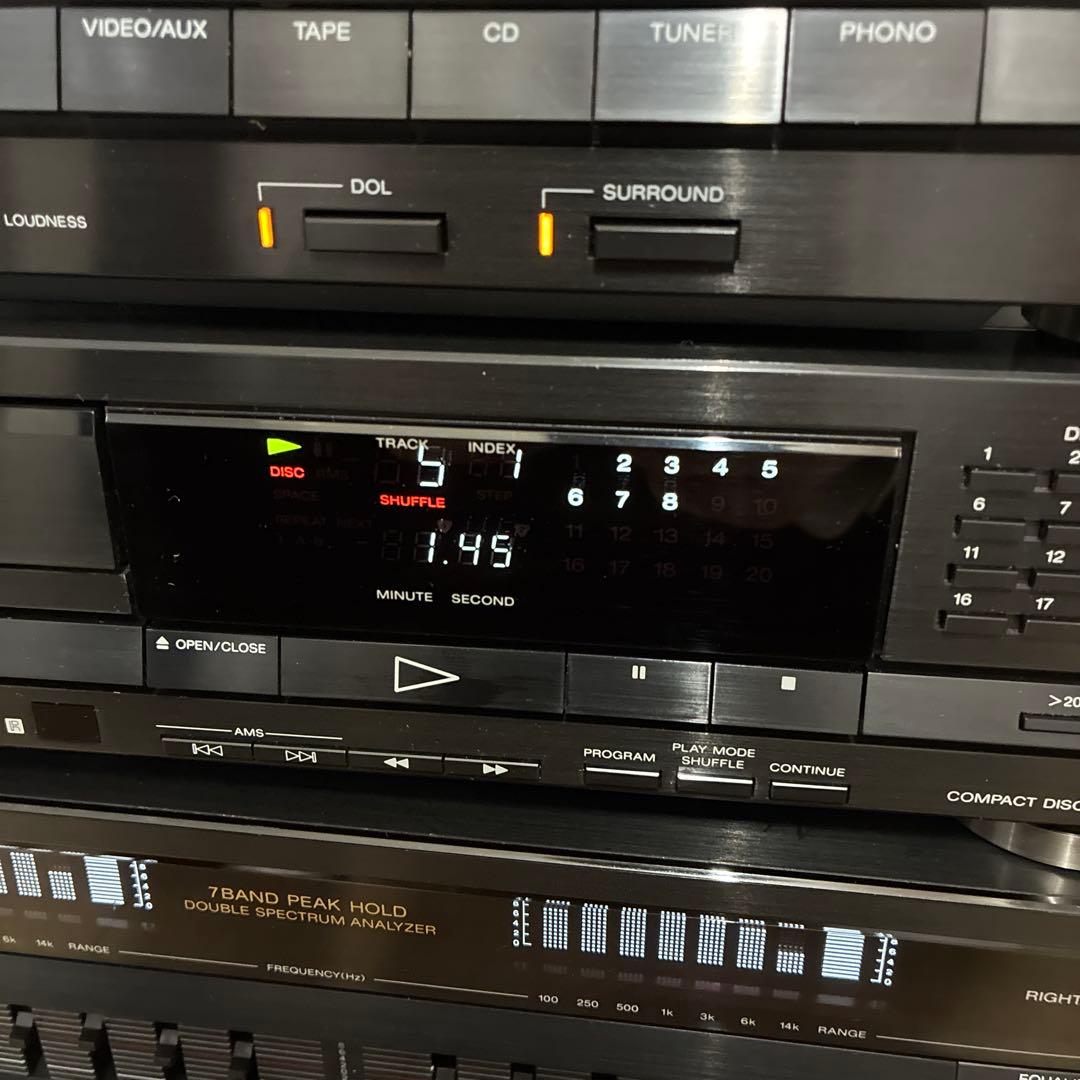 ソニー 希少上位　Liberty システムコンポ V715 セットです　動作ok