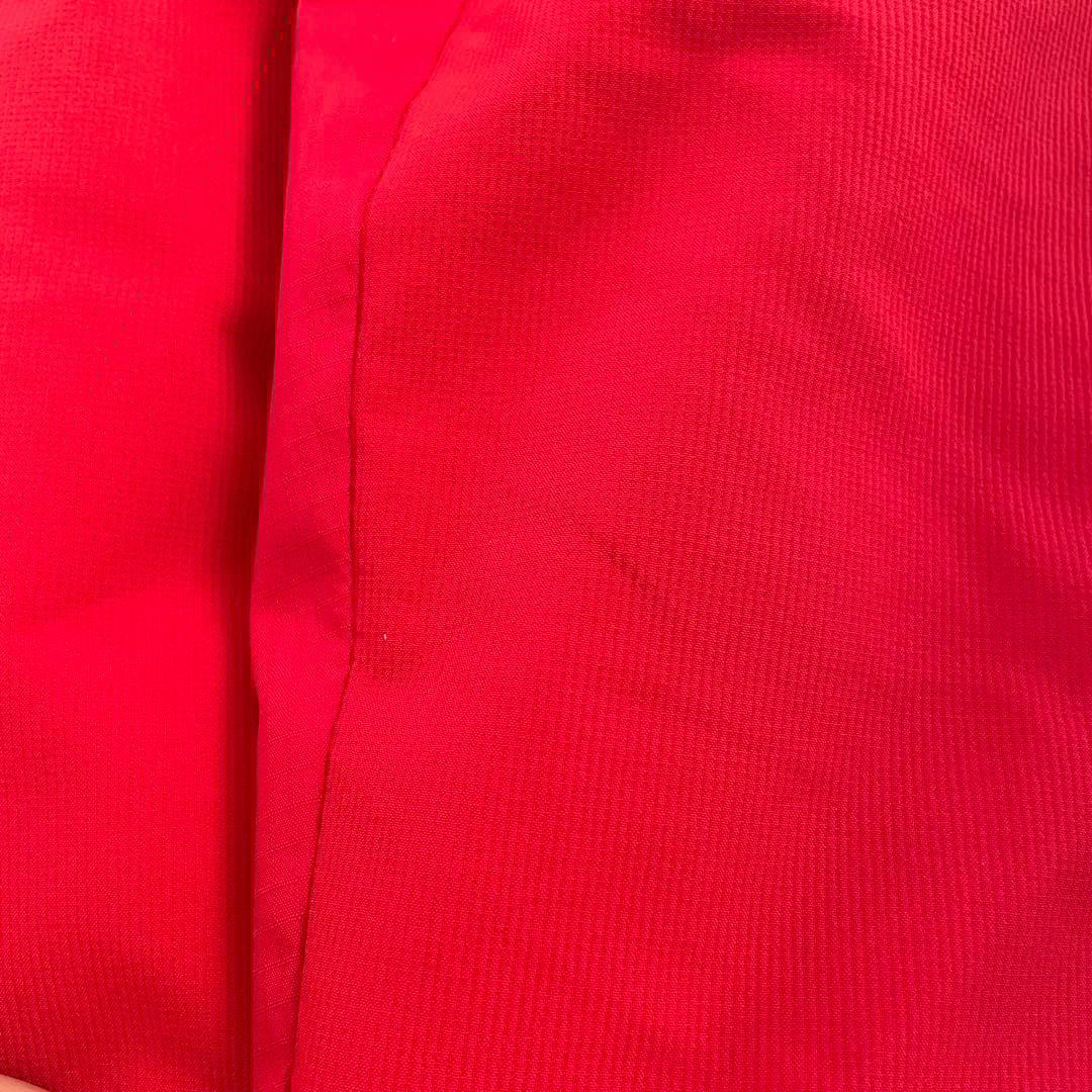 大きいサイズ デサント スキーウェア O セットアップ 上下セット赤黒