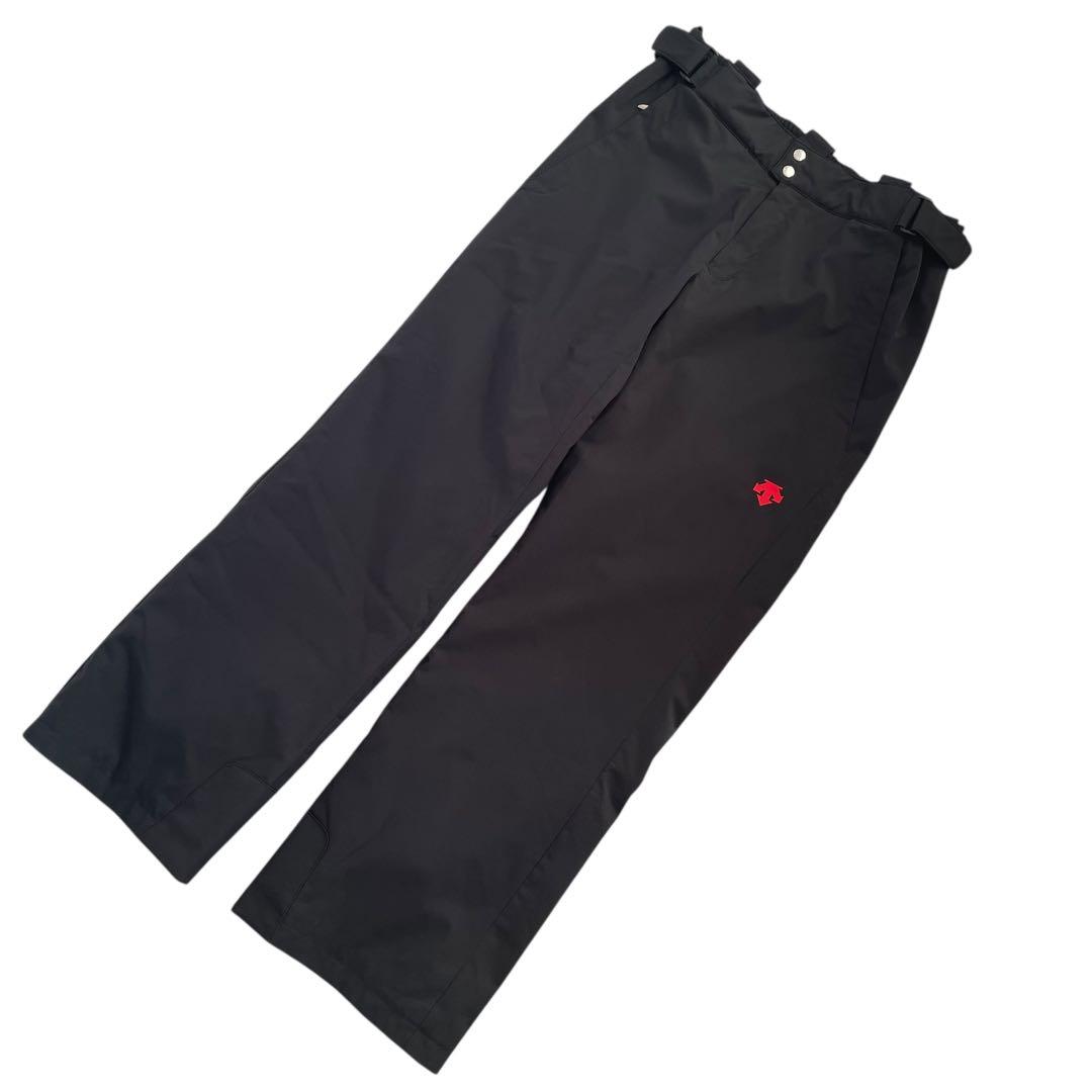 大きいサイズ デサント スキーウェア O セットアップ 上下セット赤黒