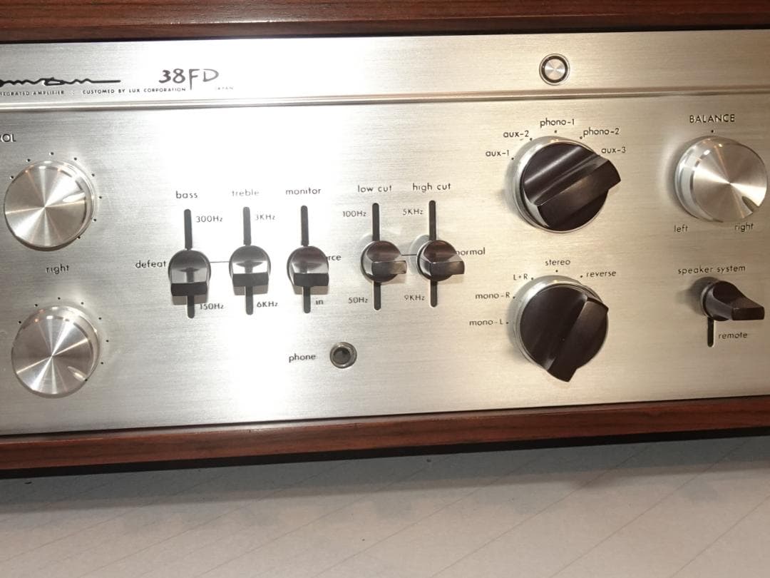 LUX-SQ38FD mk２　真空管アンプ