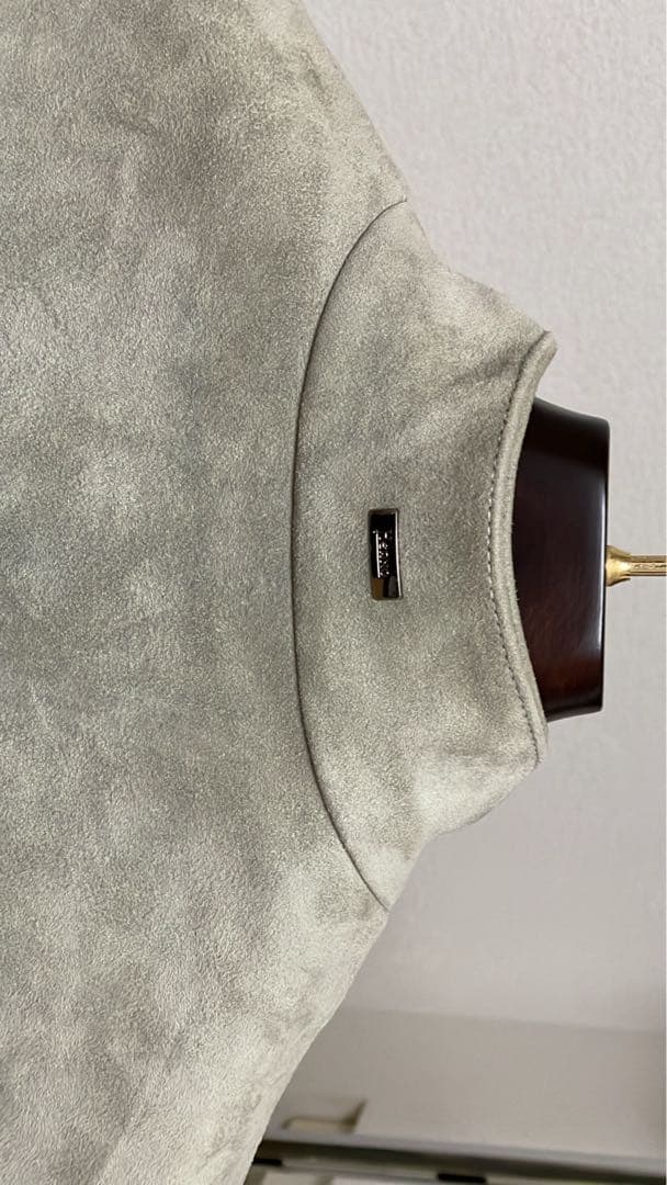 Herno ライトグレー スエードジャケット 50