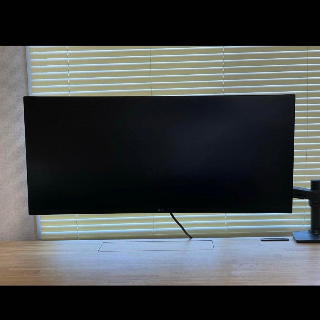 【ほぼ新品】34WQ75C-B LG 34型 UWQHD曲面ディスプレイ