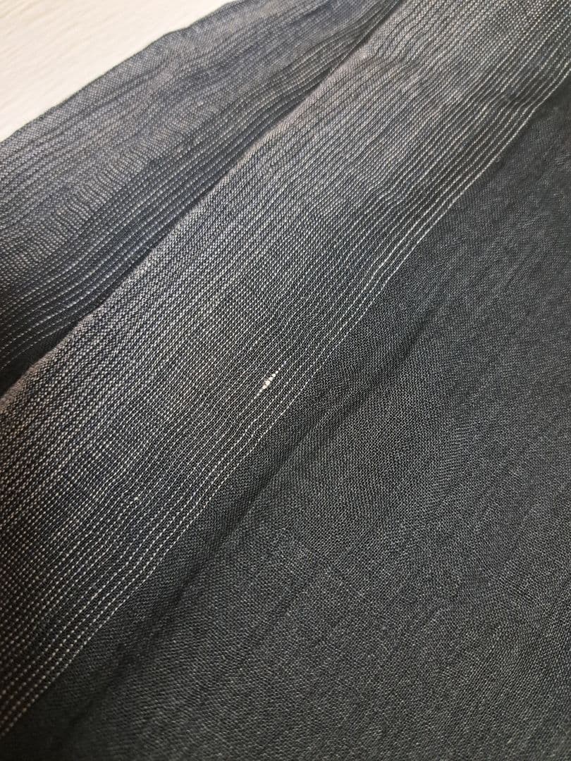 麻100% 浴衣 165/73 単衣 苧麻 からむし 上布 トールサイズ