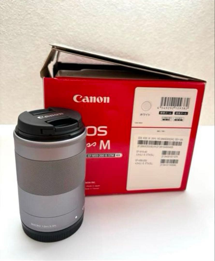 レンズ(ズーム) CANON EF-M55-200mm F4.5-6.3 IS STM eos m