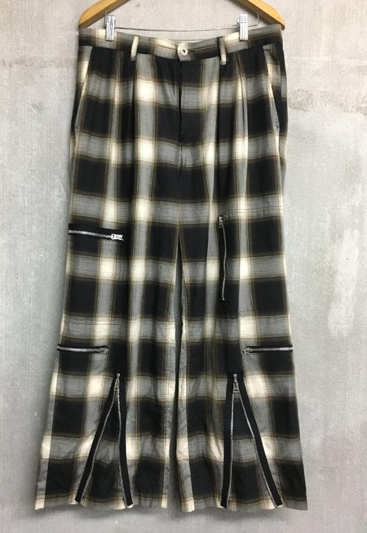 パズリングホーム 24ss オンブレチェック パンツ 4