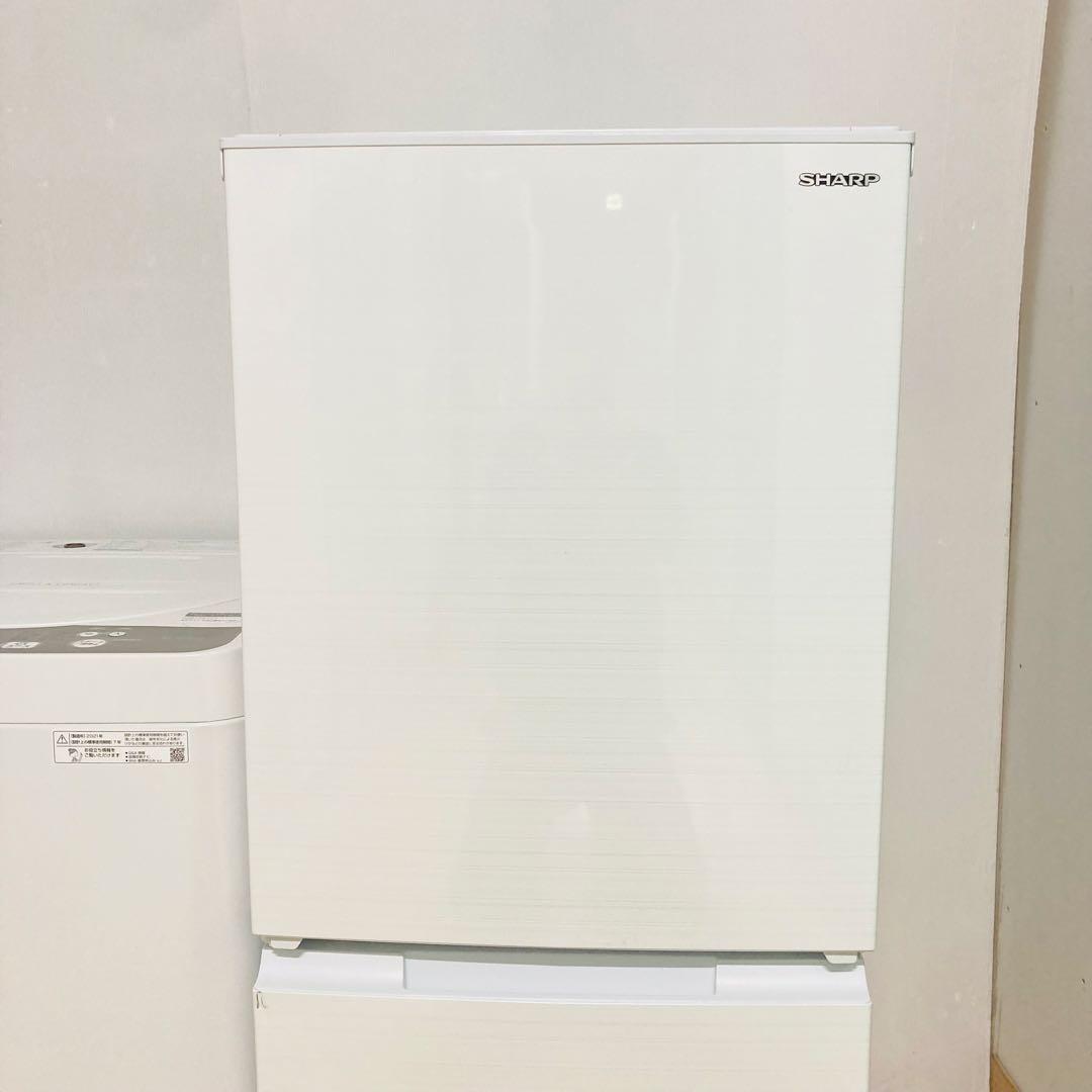 美品シャープ1人暮らし家電セット❗️大阪、大阪近郊配送と設置無料❗️B
