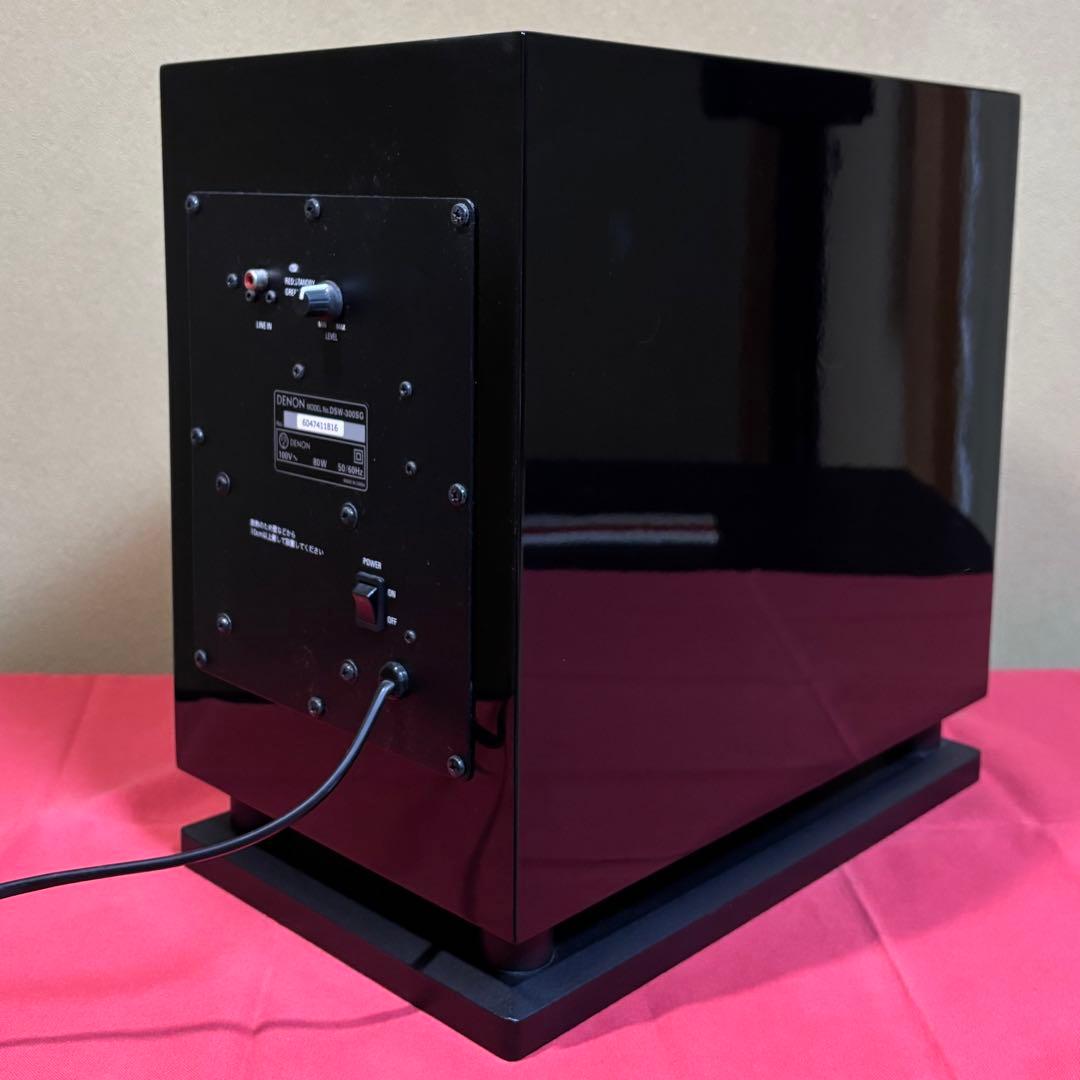 DENON DSW-300SG-K サブウーファー ブラック(箱付き)
