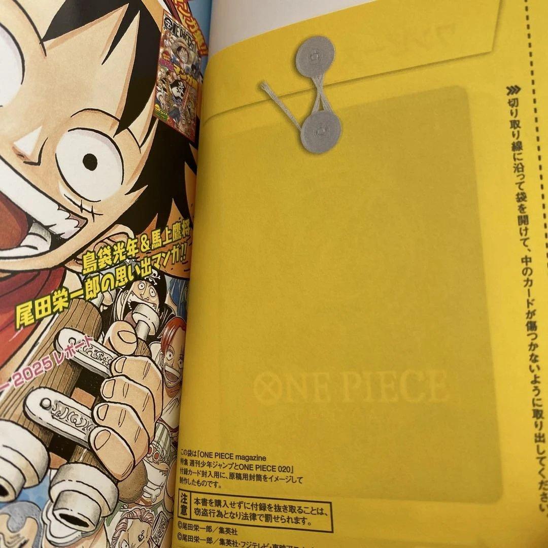 ONE PIECE magazine 20号【新品未開封付録付き】プロモ付録