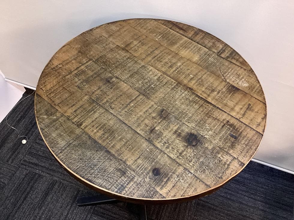 クラッシュゲート　トリップ　φ600　丸　カフェテーブル　ノットアンティークス