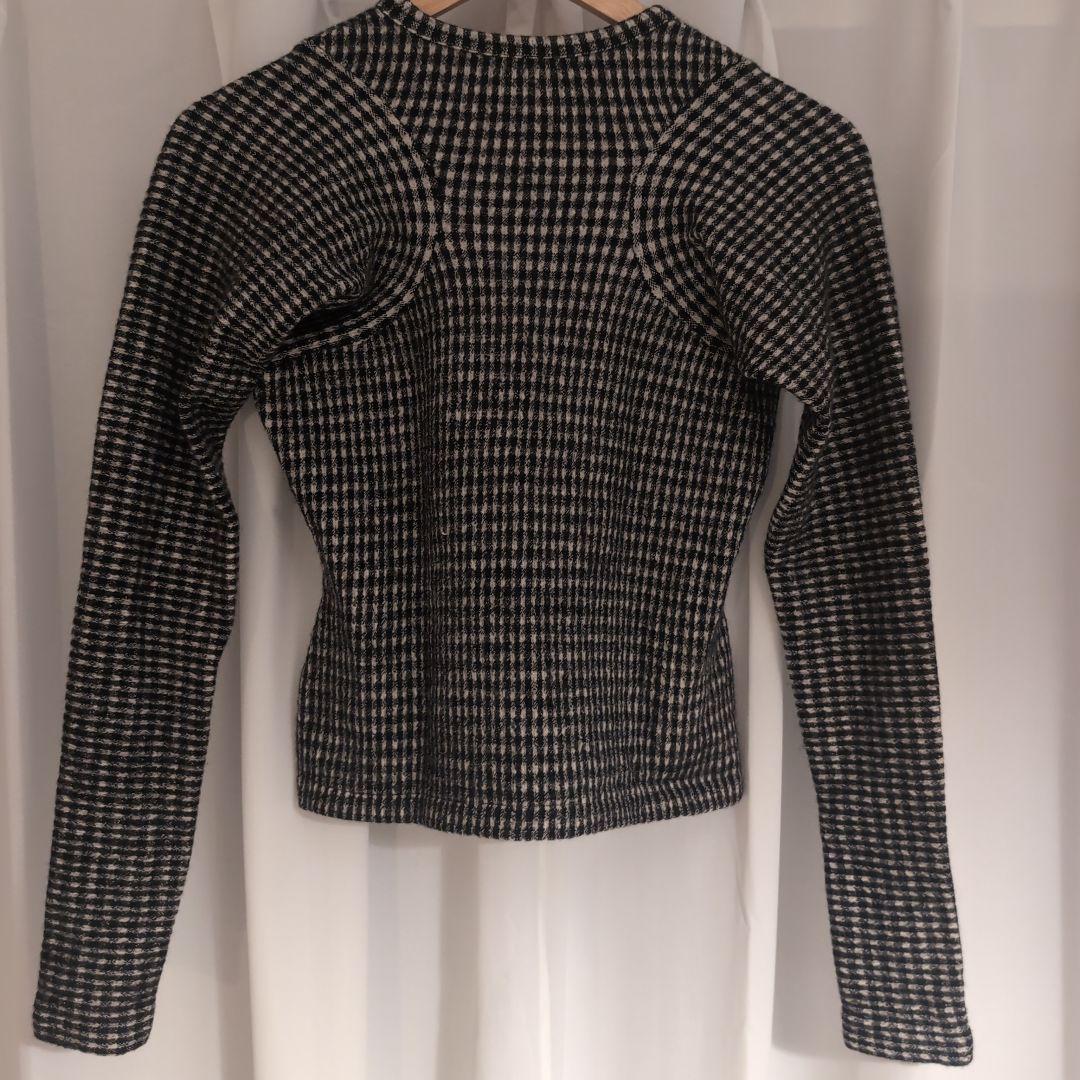 tricot COMME des GARÇONS チェック柄長袖ニット