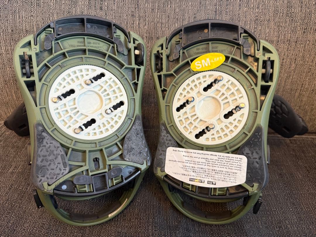 FLUX スノーボードビンディング GS オリーブグリーン