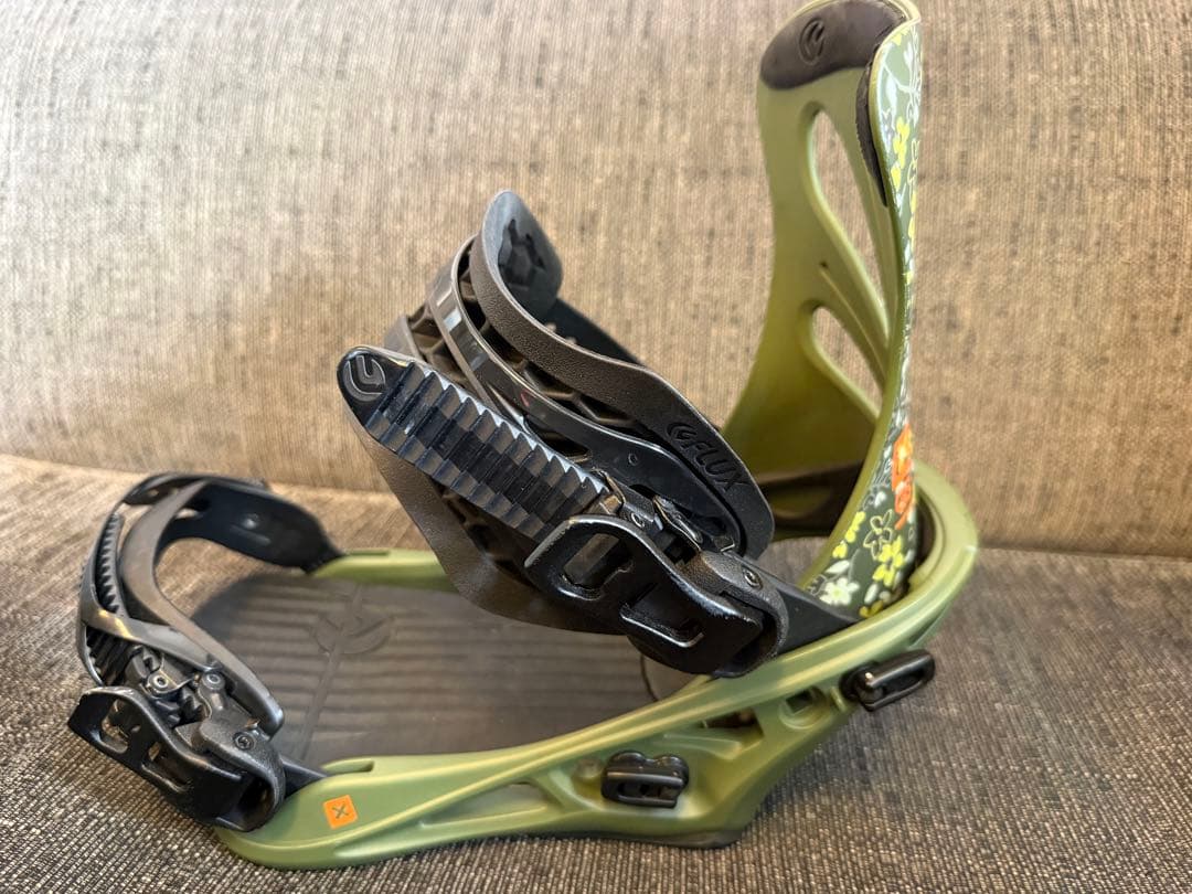 FLUX スノーボードビンディング GS オリーブグリーン