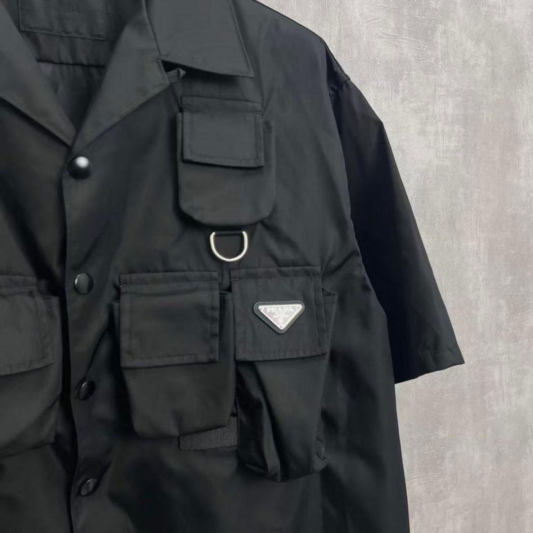 PRADA RE-NYLON ブラック 半袖シャツ L