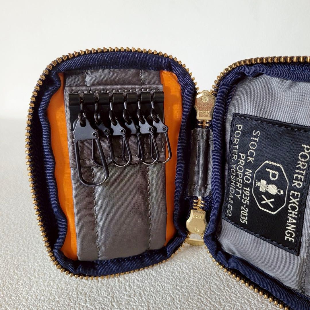 PORTER＿PX TANKER KEY PACK＿タンカーキーケースシルバー