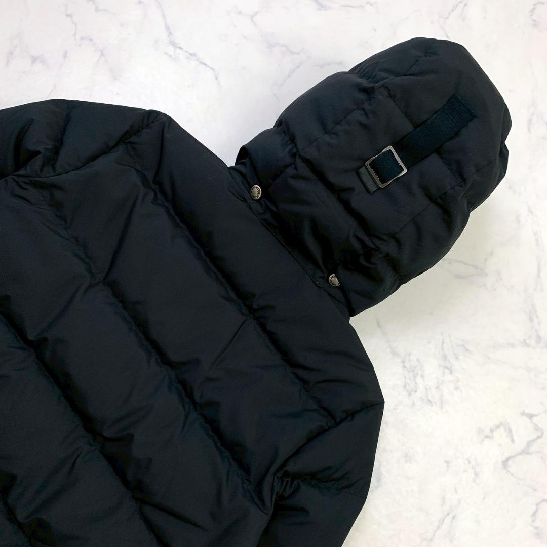 ポロラルフローレン ダウンジャケット 2way ポニー刺繍 黒 XS　E098