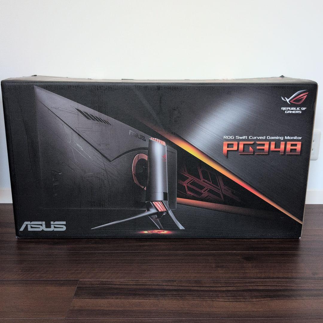 （箱付き）ASUS ROG ウルトラワイドモニター 本体