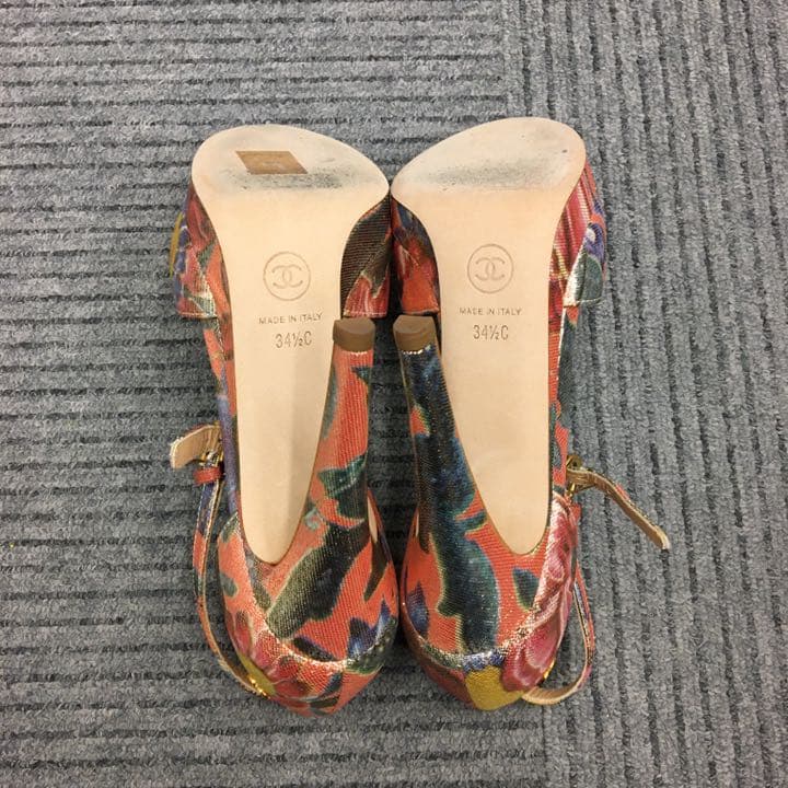 希少　美品　CHANEL シャネル　ヒール　ハイヒール　レディース