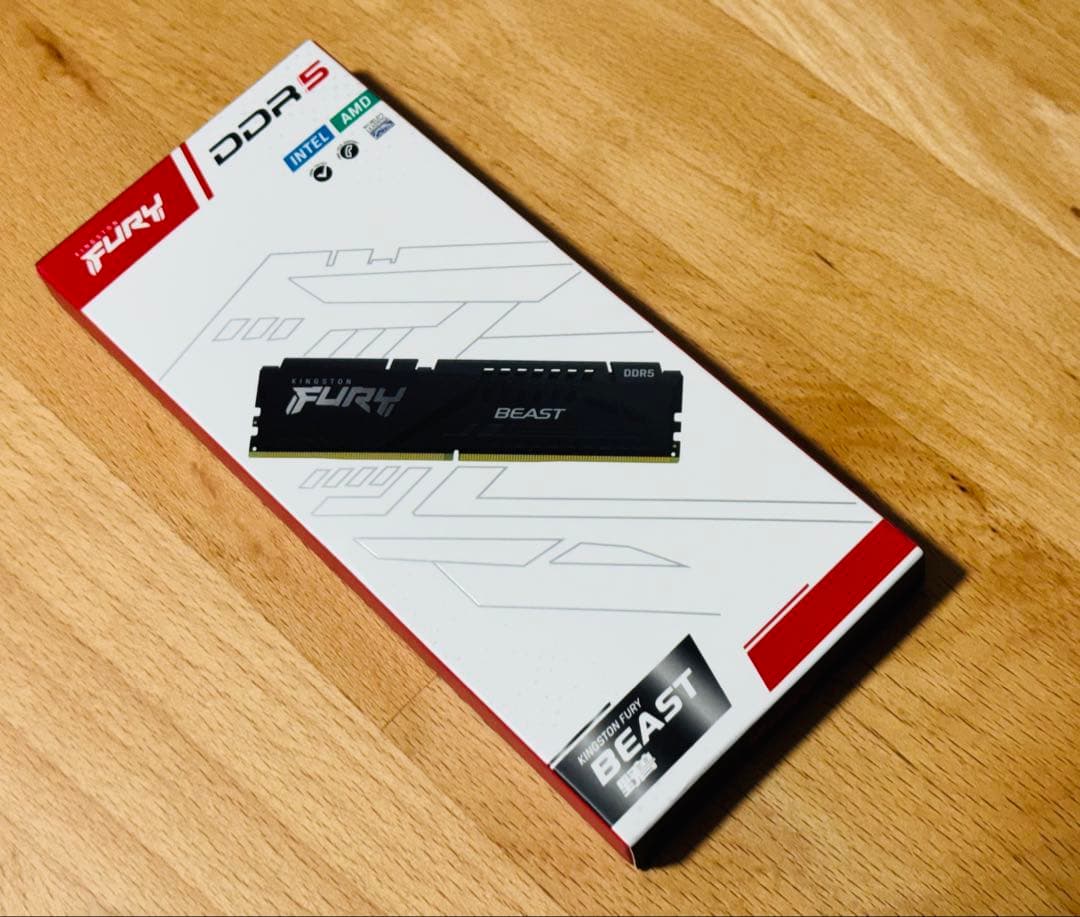 メモリー Kingston FURY Beast DDR5 16GB 5200MHz