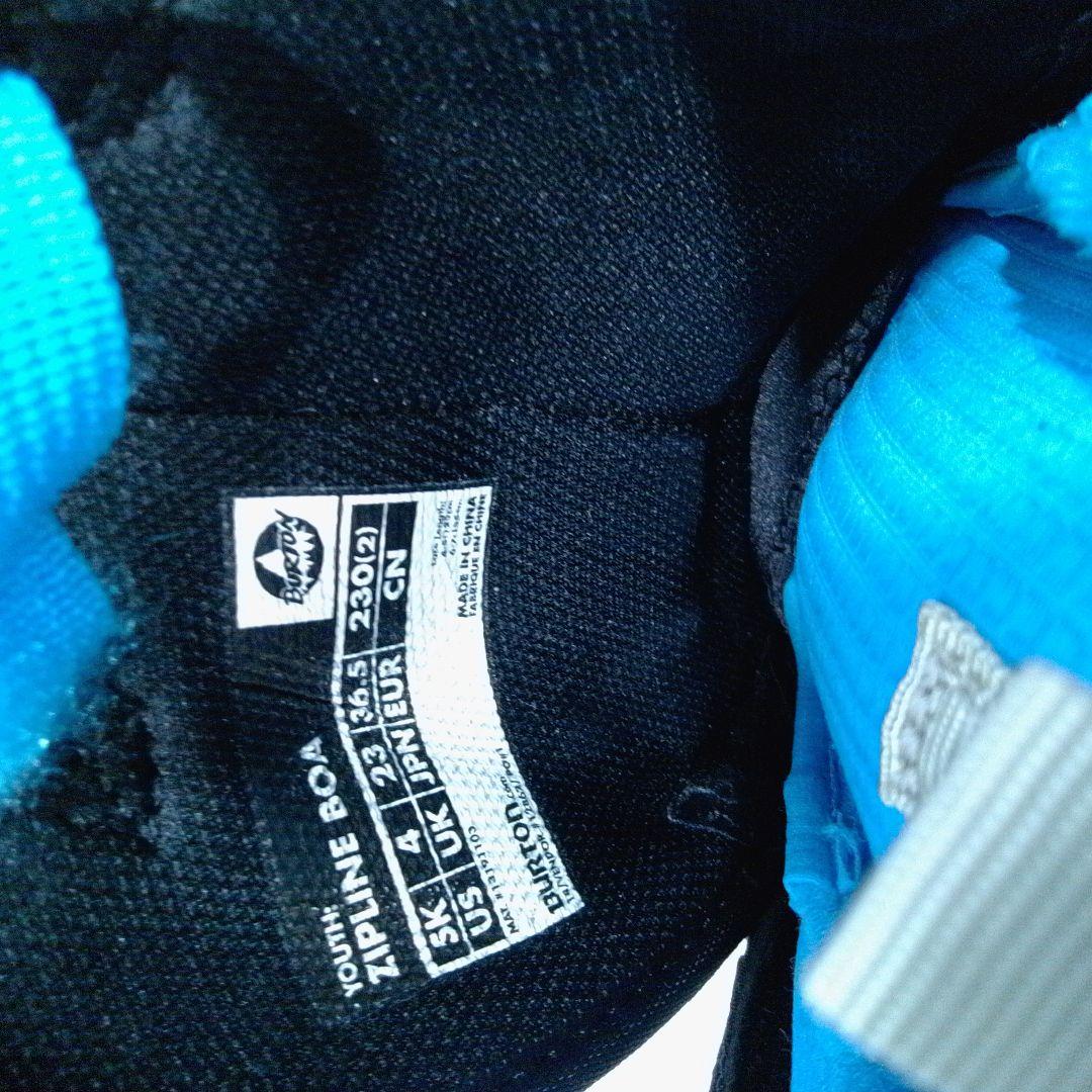 23cm BURTON 子ども用スノーボードブーツ ブラック ジュニア