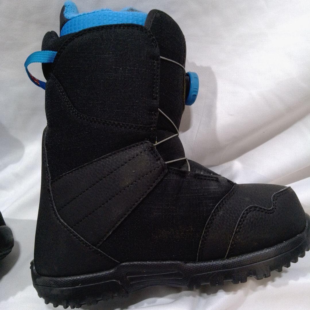 23cm BURTON 子ども用スノーボードブーツ ブラック ジュニア
