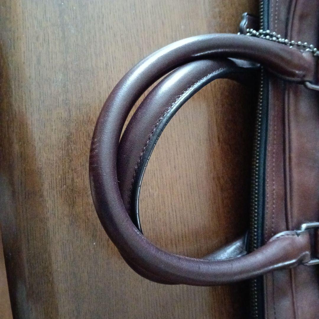 COACH ブラウン ビジネスバッグ